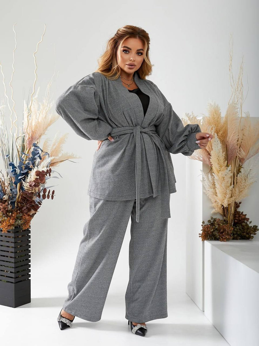 Two-piece set made of eco-cashmere - Twiggy Shop