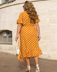 Linen polka dot dress - Twiggy Shop