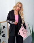 Longline Knit Blazer