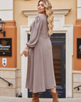 Knit midi-length dress - Twiggy Shop