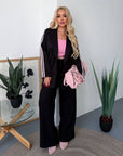 Longline Knit Blazer