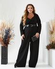 Jumpsuit with a belt - Twiggy Shop