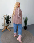 Longline Knit Blazer