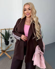 Longline Knit Blazer