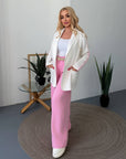 Longline Knit Blazer