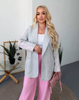 Longline Knit Blazer