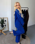 Three-Piece Set with Rhinestones