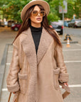 Eco-suede coat - Twiggy Shop