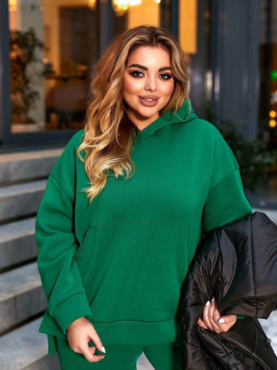 Quilted set with a hood  - Twiggy Shop