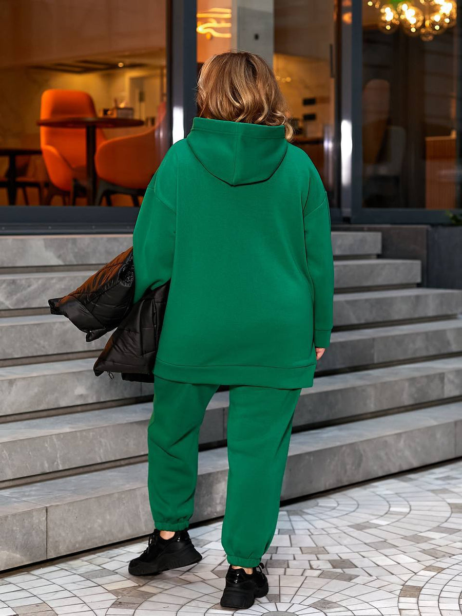 Quilted set with a hood  - Twiggy Shop