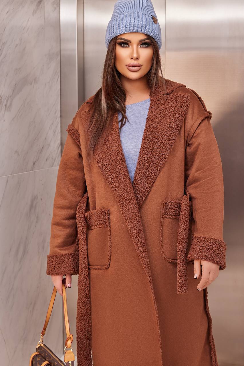 Eco-suede coat - Twiggy Shop