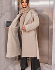 Eco-suede coat with two sides - Twiggy Shop