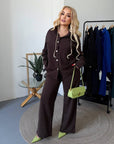Three-Piece Set with Rhinestones