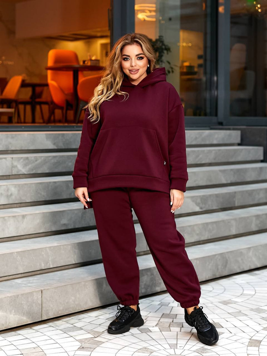 Quilted set with a hood  - Twiggy Shop