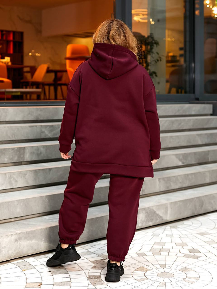 Quilted set with a hood  - Twiggy Shop