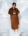 Eco-suede coat with two sides - Twiggy Shop