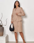 Cropped Double-Breasted Blazer