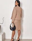 Cropped Double-Breasted Blazer