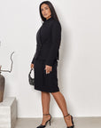 Cropped Double-Breasted Blazer