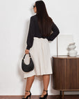 Asymmetric Midi Skirt