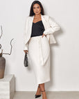 Below-the-Knee Pencil Skirt
