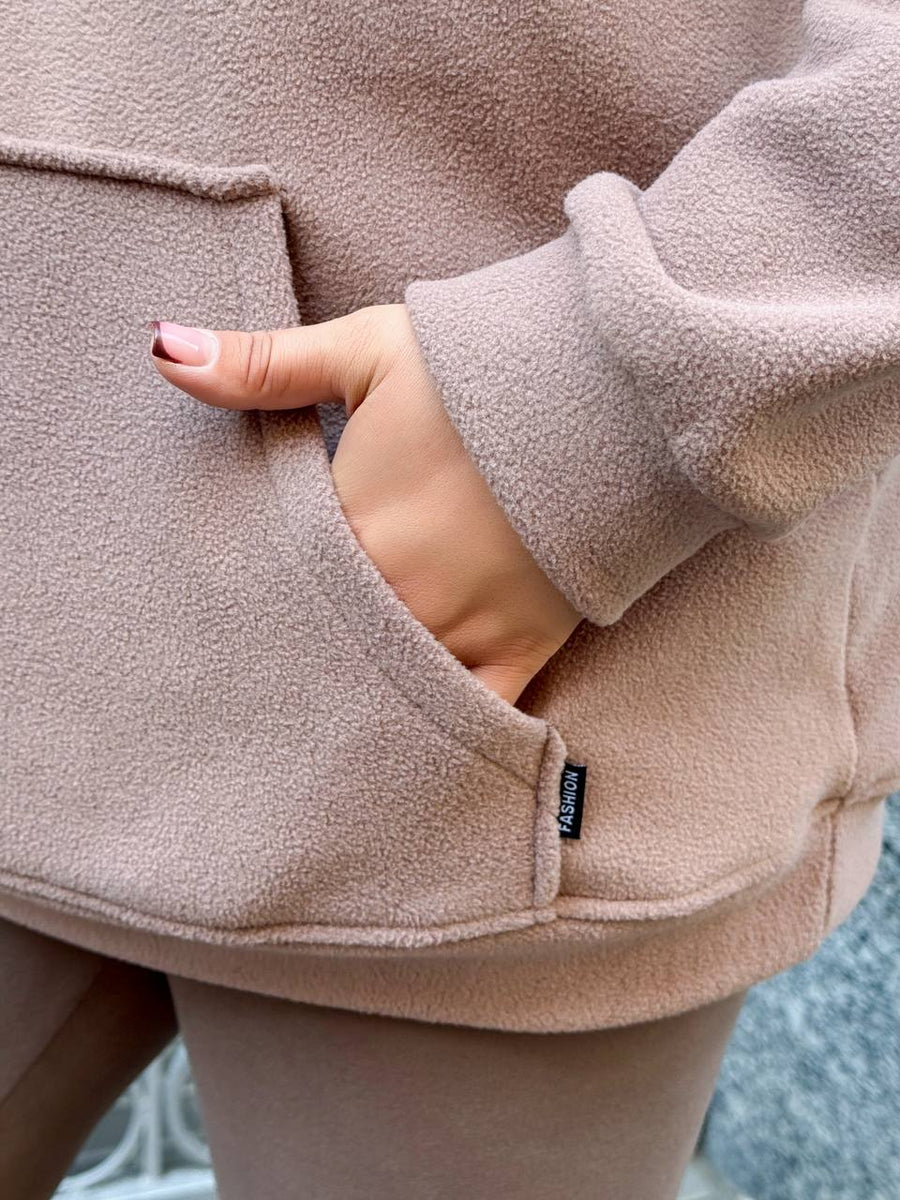 Hooded hoodie and leggings set  - Twiggy Shop