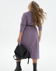 Knit dress with a belt bag - Twiggy Shop