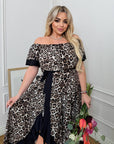 Vestido largo suave con volantes