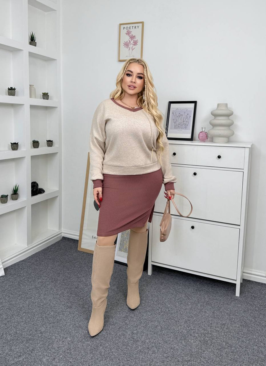 Warm knit set  - Twiggy Shop