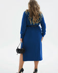 Knit dress with a belt bag - Twiggy Shop