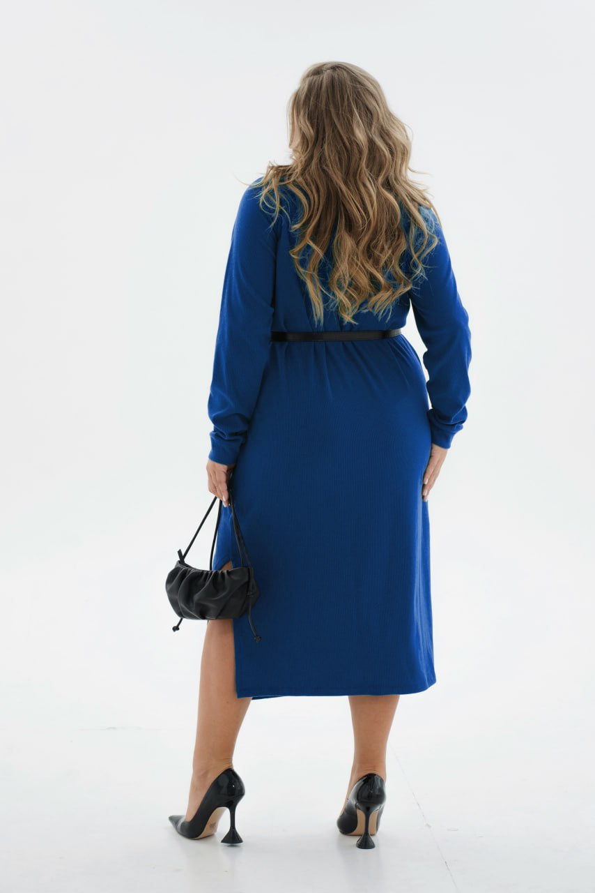 Knit dress with a belt bag - Twiggy Shop