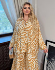 Loose-fit linen set