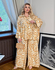 Loose-fit linen set