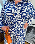Loose-fit linen set