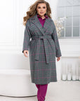 Checkered coat - Twiggy Shop