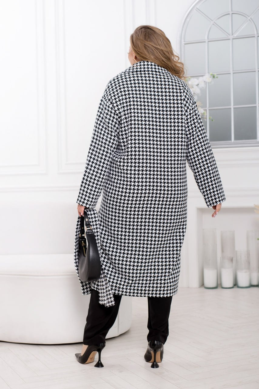 Checkered coat - Twiggy Shop