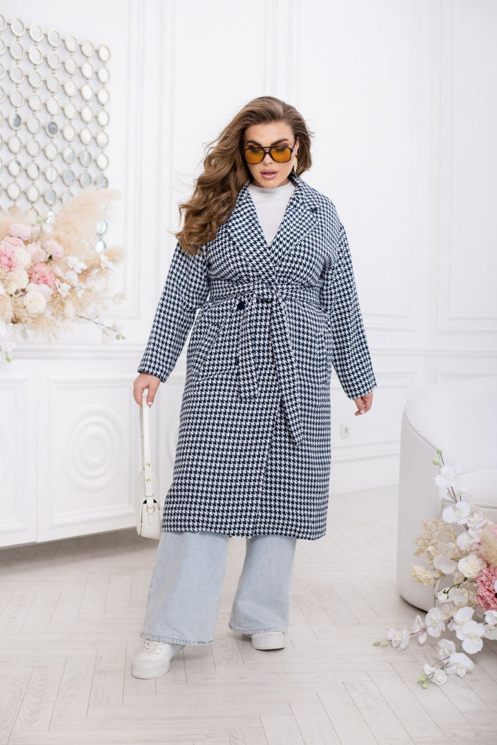 Checkered coat - Twiggy Shop