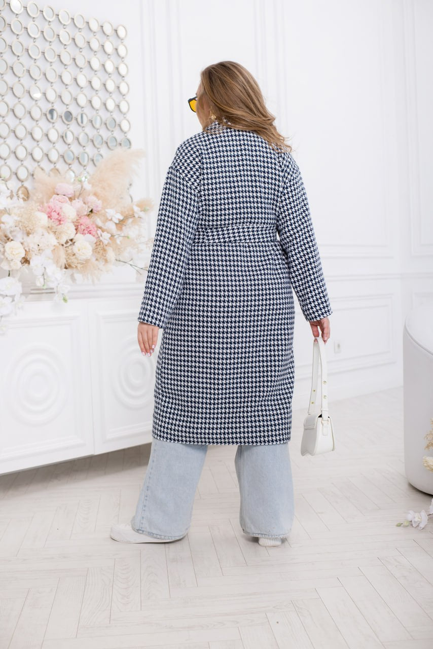 Checkered coat - Twiggy Shop