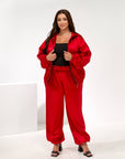Bomber Jacket and Pants Set