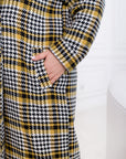 Checkered coat - Twiggy Shop