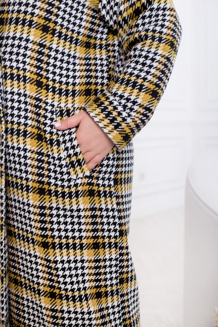 Checkered coat - Twiggy Shop