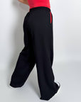 Декориран с копчета polyesterен pants от Composition с viscose и spandex, изображение на модерен pants.