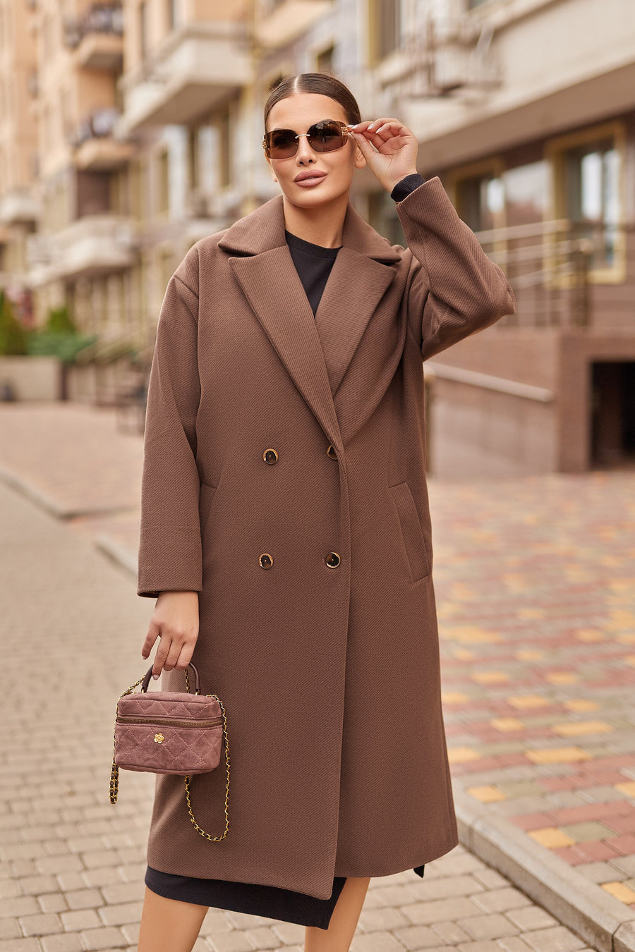 Eco-cashmere coat