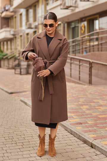 Eco-cashmere coat