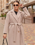 Eco-cashmere coat