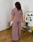 Комплект от памучна Fabric с волан, White с деликатен дизайн, Composition от 70% cotton и 30% polyester.