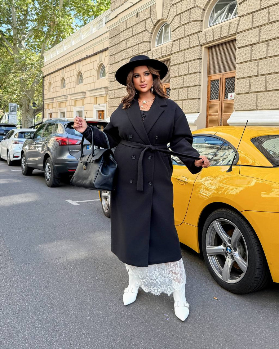 Long cashmere coat  - Twiggy Shop