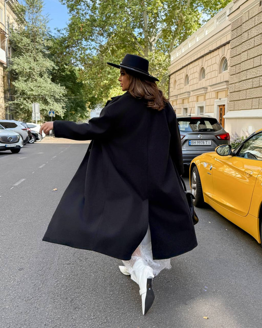 Long cashmere coat  - Twiggy Shop