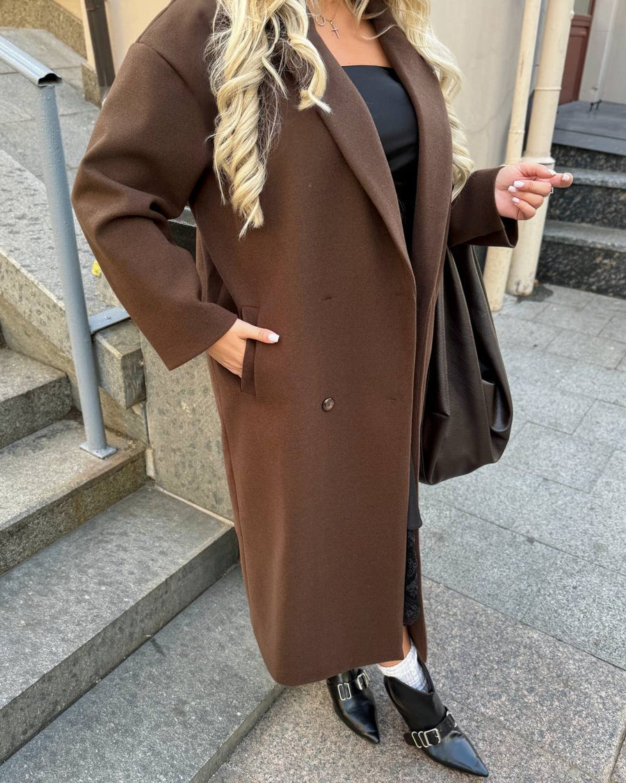 Long cashmere coat  - Twiggy Shop