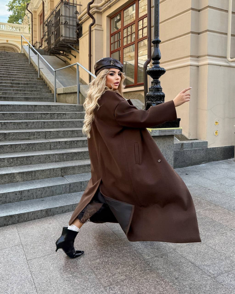 Long cashmere coat  - Twiggy Shop